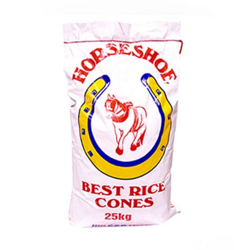 Picture of RICE CONES HORSESHOE 25KG (LARGE)