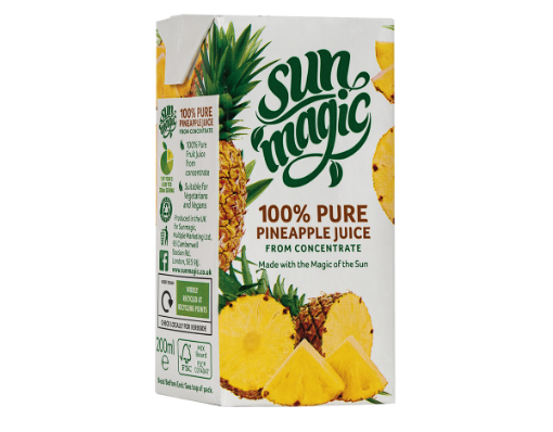 Picture of SUNMAGIC PINEAPPLE 24 X 20CL CARTONS