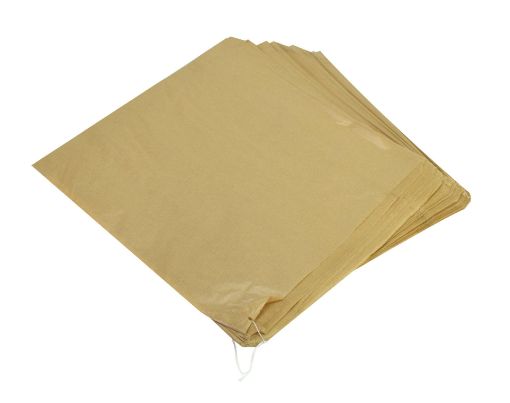 Picture of GLAZED BROWN KRAFT BAGS 10x10 1000 STRUNG