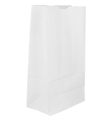 Picture of LARGE WHITE KRAFT BAGS NO HANDLE (100)  320x490x450