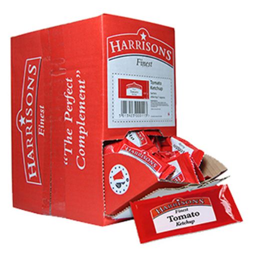 St Mickalos Catering Supplies. Harrisons Tomato Sachets 200 Sachets