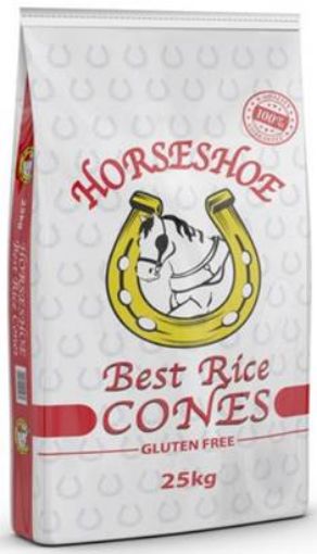 Picture of RICE CONES HORSESHOE 25KG (LARGE)